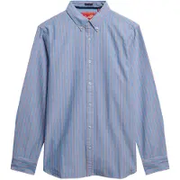 Superdry for man. M4011037A Classic Oxford shirt dark blue (M), Casual, Cotton, Long sleeve