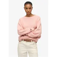 Superdry for woman. W6110650A Loose Sweater pink (M), Casual, Acrylic