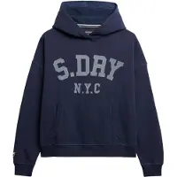 Superdry for woman. W2012430A Essential Sweatshirt navy (16), Casual, Cotton