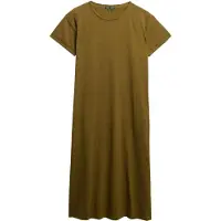 Superdry for woman. W8011868A Green Tone Dress (XS), Casual, Cotton, Short sleeve