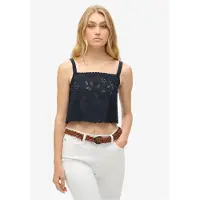 Superdry Ibiza Embroidered Cami Hihaton Toppi