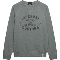 Superdry for man. M2014474A Merchant Vintage Print grey sweatshirt (3XL), Casual, Cotton