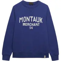 Superdry for man. M2014473A Blue Vintage Merchant Sweatshirt (M), Casual, Cotton