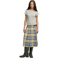 Superdry Check Pleated Midipituinen Hame