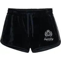 Superdry for woman. W7110501A Shorts Country Club Velour navy (XL), Casual, Polyester