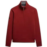 Superdry for man. M2014535A Essential Pique Half Zip Sweatshirt red (M), Casual, Cotton