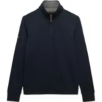 Superdry Essential Pique Collegepaita Puolivetoketjulla