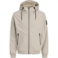 Jack & Jones Jjebasic Softshell Hood Noos - Cream - S