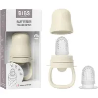 BIBS Vauvan Ruokinta-astia Ivory Ivory One Size Silicone Valkoinen One Size 4 M+ Pojat, Tytöt