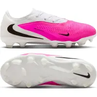 Nike Phantom 6 Pro Low Cut Mg Breakout - Valkoinen/musta/pinkki Lapset - Multi Ground (Mg), koko 35½