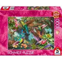 Schmidt Hummingbirds in a Burst of Colour 1000p palapeli