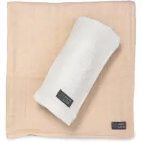 Vinter & bloom Soft Grid + Muslin Viltti 2-pack, Valkoinen/beige