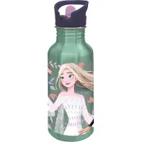 Disney Frozen Alumiini Juomapullo 545 ml, Vihreä