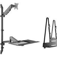 Equip 650170, 81,3 cm (32"), 8 kg, 100 x 100 mm, Korkeudensäätö, 9,48 kg, Musta