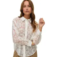 Vero Moda Vmkova Ls Shirt Wvn - White - L
