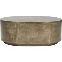 House Doctor Rota Loungepöytä 60x100 Cm - Sohvapöydät Alumiini Antique Brass - 262791015