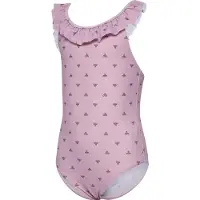 Hummel Hmljr Bee Aop Frill Swimsuit - Pink - 92