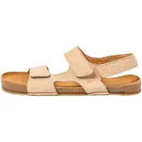 El naturalista unisex. 2600311ZZ005_020 Beige leather sandals N6003 (44), Flat, Buckle, Casual