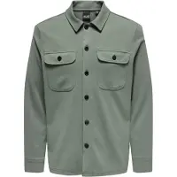 Only & Sons Onsnewkodyl Overshirt Sweat Noos - Khaki green - XS