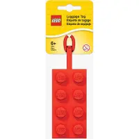 LEGO Matkalaukun Nimilappu, Punainen