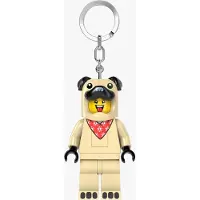 LEGO Minifigures Pug Avaimenperä + LED-valo