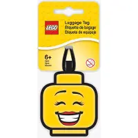 LEGO Iconic Matkalaukun Nimilappu Face, Keltainen