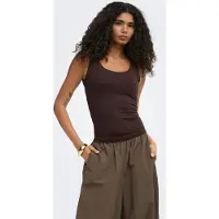 ONLY Onllone S/L 2-Way Top Jrs - Brown - S