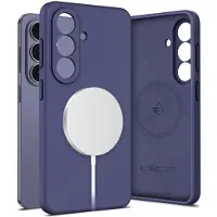 Tech-Protect Samsung Galaxy S26 Nestemäinen silikonikotelo - MagSafe-yhteensopiva - Kobolttivioletti