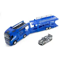 Adlibris 1:43 Street Fire Multicar Carrier-Volvo Fh16 Globetrotter 750 Xxl (Blue)