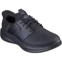 SKECHERS for man. 210828 Slip-ins RF Slade Zachary Slippers black (41), Fabric, Flat, Laces, Casual