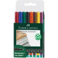 Faber-Castell 152309, Monivärinen, 8 kpl