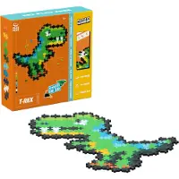 Plus plus Puzzle By Number T-Rex 250 Pcs - Multi/patterned - ONE SIZE