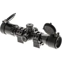 Leapers Inc. Bugbuster 3-12x32 Side Ao Mil-dot Qd Rings Kiväärin Tähtäin