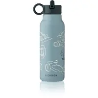 Adlibris Juomapullo - Falcon - 350 ml - Race Cars/Ranta Blue - - OneSize - Juomapullot