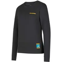 La Sportiva Climbing on the Moon Sweatshirt W Carbon/Giallo - M