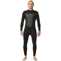 Rip Curl Omega 3/2 Mm Gb Steamer Pitkähihainen Neopreenipuku Jossa Vetoketju Selässä