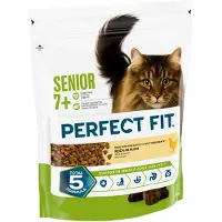 Perfect Fit 6x 750g Senior 7+ - Runsaasti kanaa sisältävä kissan kuivaruoka