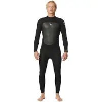 Rip Curl Omega 3/2 Mm Gb Steamer Pitkähihainen Neopreenipuku Jossa Vetoketju Selässä