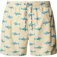 Pepe Jeans for man. PMB100031 Shark swimming costume yellow (S), Beachwear, Polyester