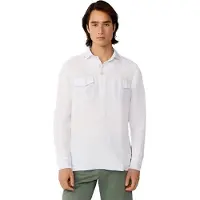 Hackett Heritage Linen Pitkähihainen Kauluspaita