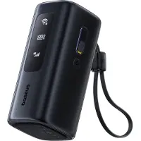 Baseus EnerGeek GX11 MiFi 20000mAh 67W Power Bank with Wi-Fi Function - Black