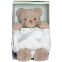 Teddykompaniet Sven Peiton Kanssa Lahjapakkauksessa Beige Beige One Size Beige One Size Pojat, Tytöt