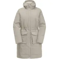 Jack Wolfskin Women's White Frost Parka Dusty Grey Parkatakit synteettiset L