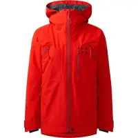 Haglöfs Women's Latnja GORE-TEX Insulated Jacket Tech Red Laskettelutakit vuorelliset XL