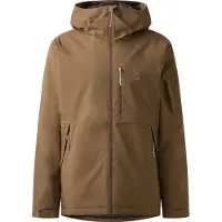 Haglöfs Men's Gondol Insulated II Jacket Teak Brown Laskettelutakit vuorelliset XXL