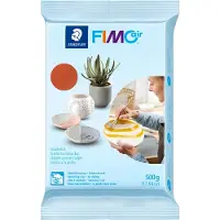 Eberhard Faber Muovailuvaha - FIMO - ilmaa kovettuva BASIC - 97% luonnollisia materiaaleja - 500g