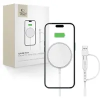 Tech-Protect QI15W-A44 MagSafe langaton latauslaite 15W - Valkoinen