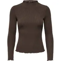 ONLY Onlemma L/S High Neck Top Noos Jrs - Brown - XL