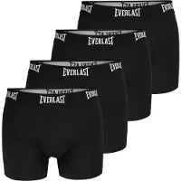 Everlast Miesten Bokserit musta puuvillaiset 4 kpl