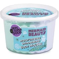 Raw Organic Skin Super Good, Mermaid Beauty, Moisturising Shimmering Body Mousse BE MER-MAZING!, 250 ml